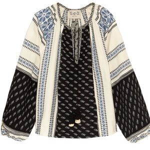 Sea NY Embroidered Blouse